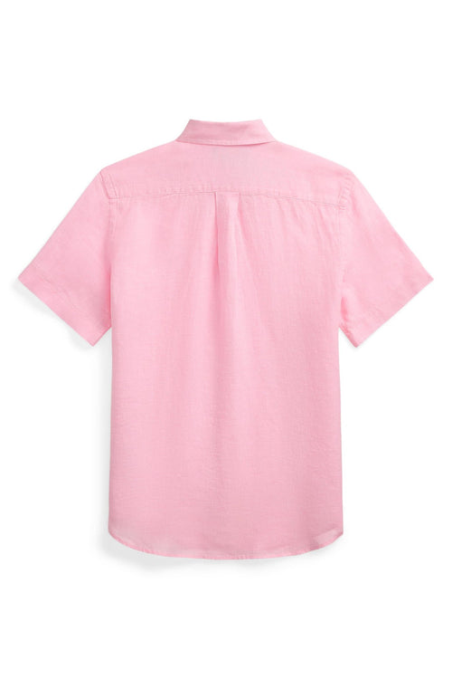 Polo Ralph Lauren Boys Linen Short Sleeve Button-Down Shirt_ 323971498003