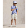 Polo Ralph Lauren Little Boys Mesh Blue Polo Shirt