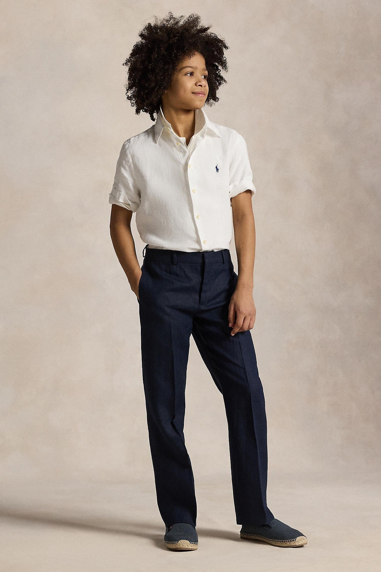 Polo Ralph Lauren Boys Short Sleeve Seersucker Shirt