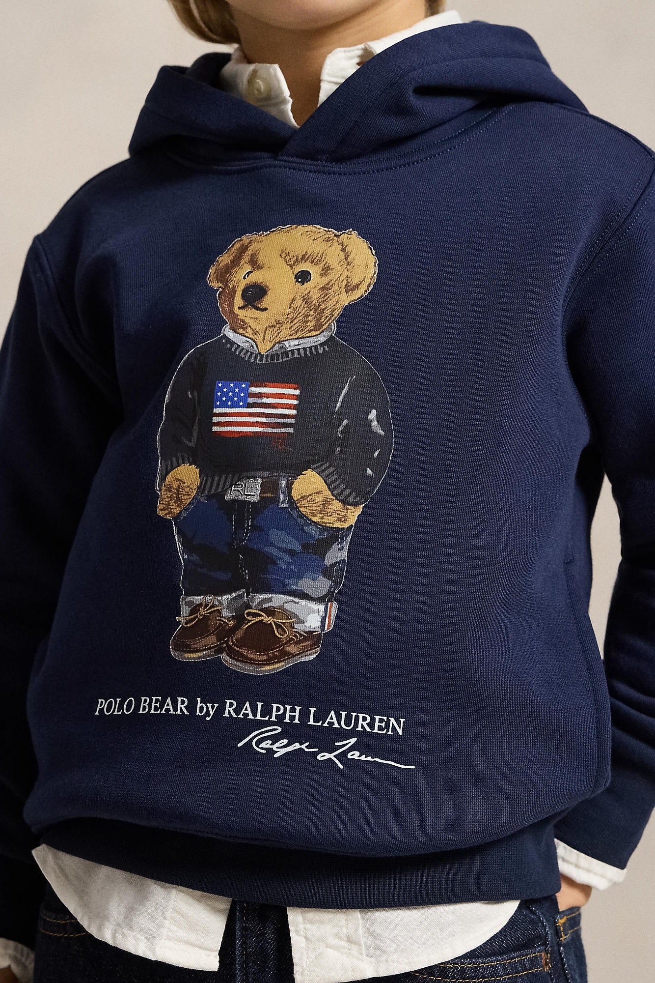 Polo Ralph Lauren Boys Polo Bear Fleece Hoodie