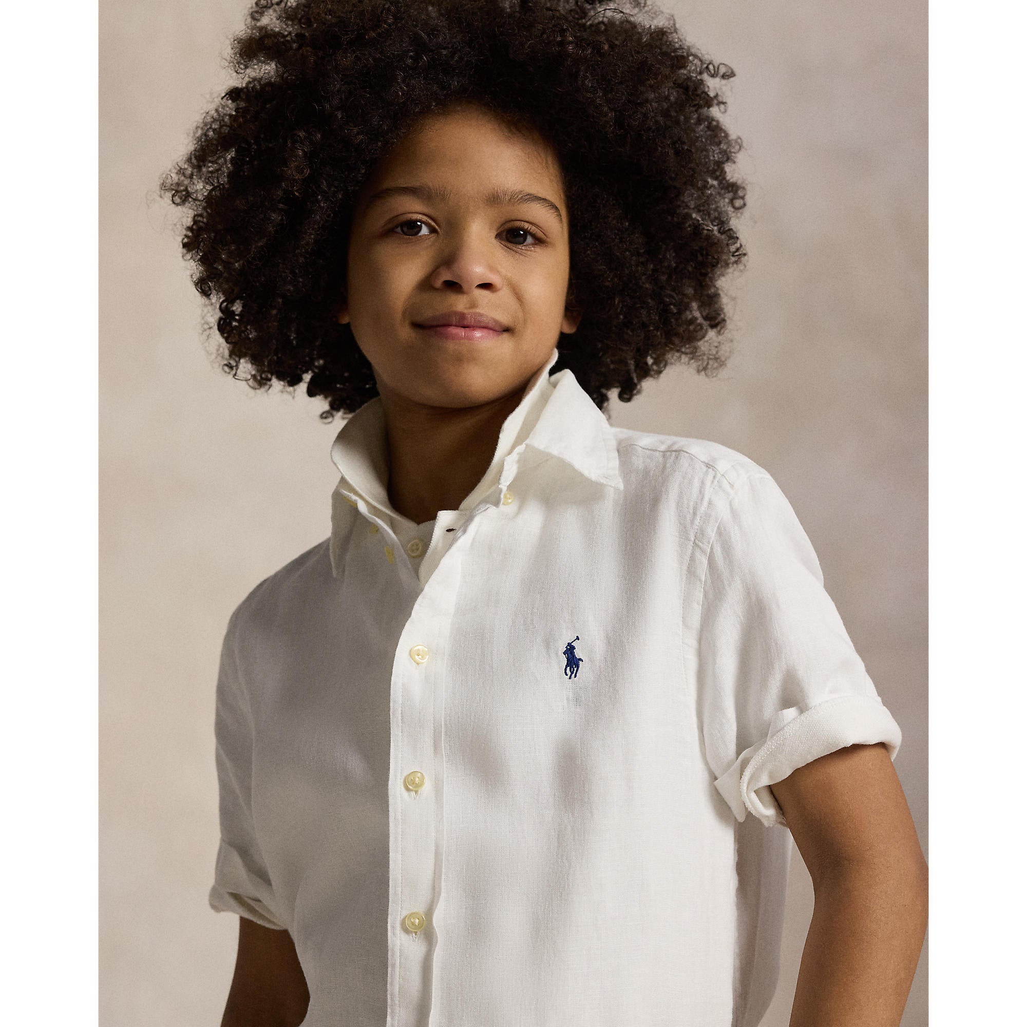Polo Ralph Lauren Boys Short Sleeve Seersucker Shirt