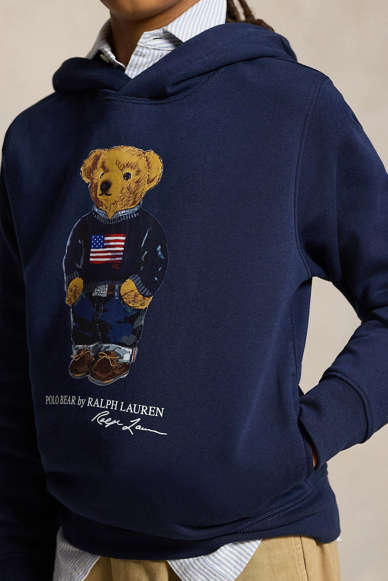 Polo Ralph Lauren Boys Polo Bear Fleece Hoodie