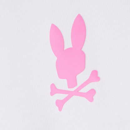 Psycho Bunny Kids Maybrook Back Graphic White T-Shirt_ B0U196B2TS-100