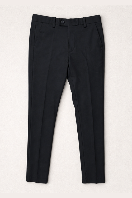 Black pants on a white background