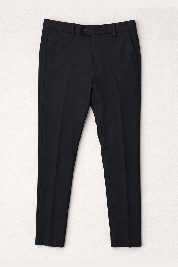 Black pants on a white background