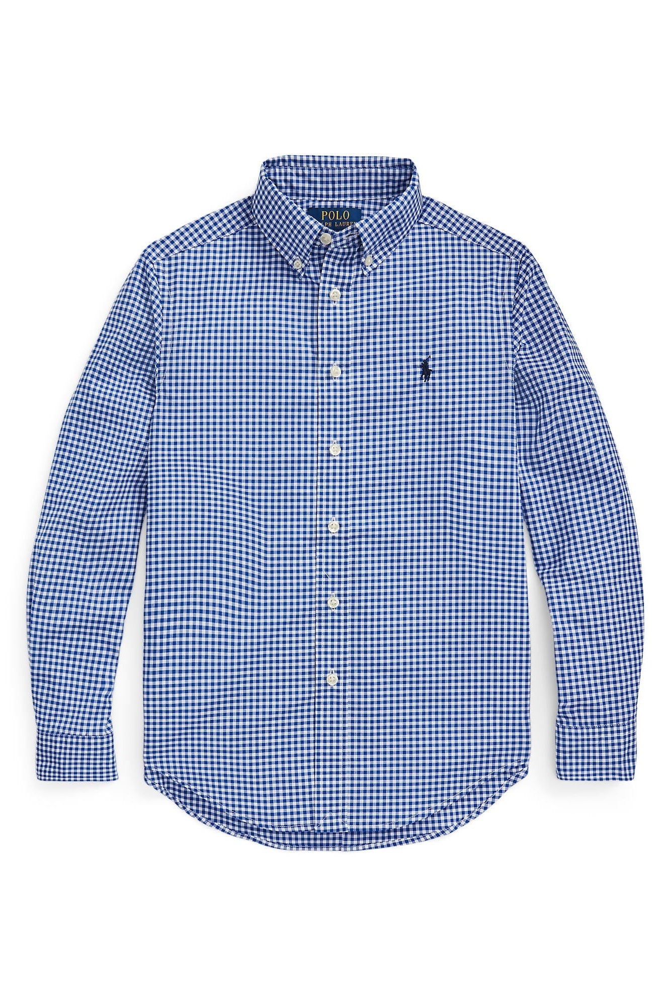 Ralph Lauren Boys Gingham Cotton Poplin Shirt