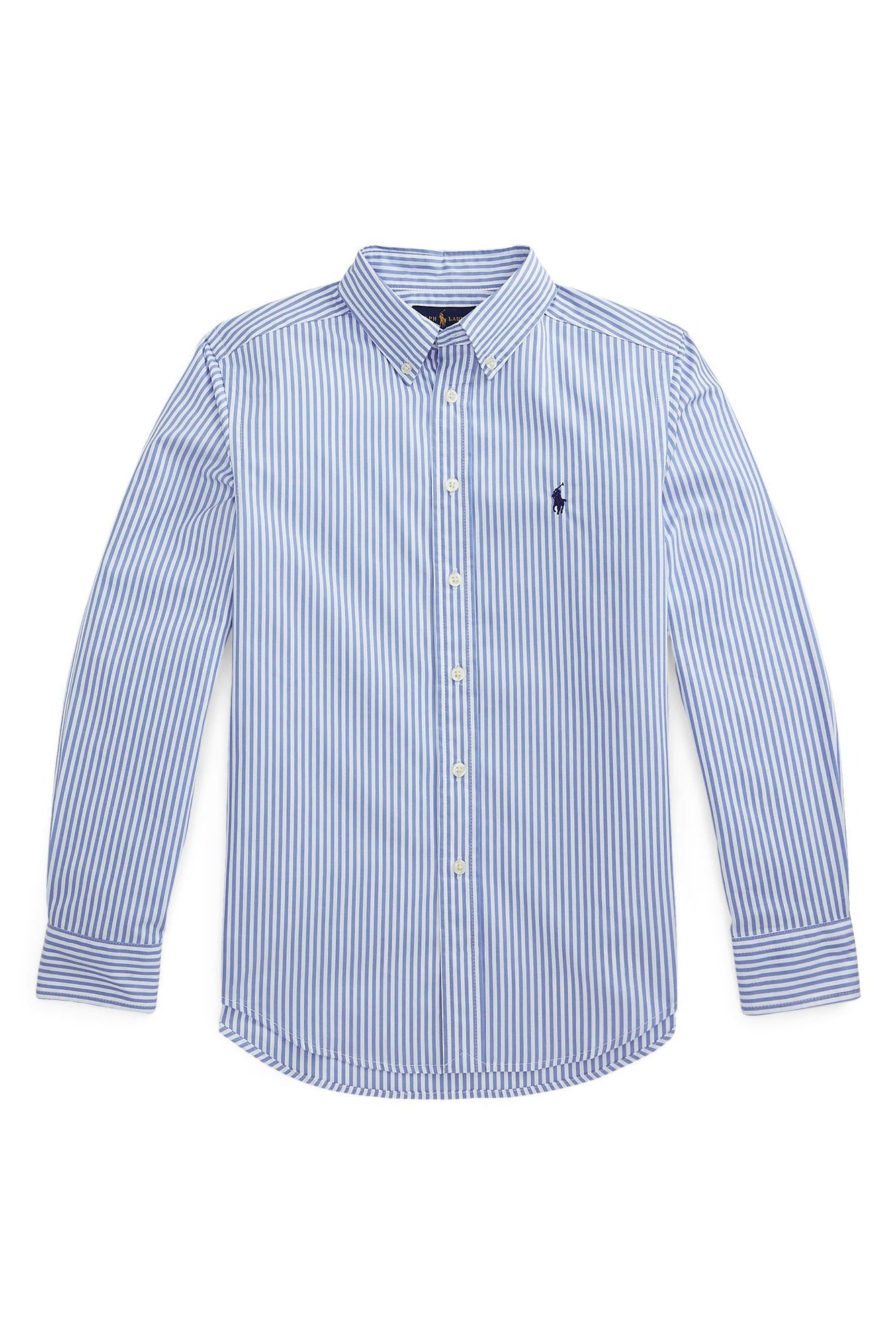 Polo Ralph Lauren Boys Blue Long Sleeve Poplin Shirt