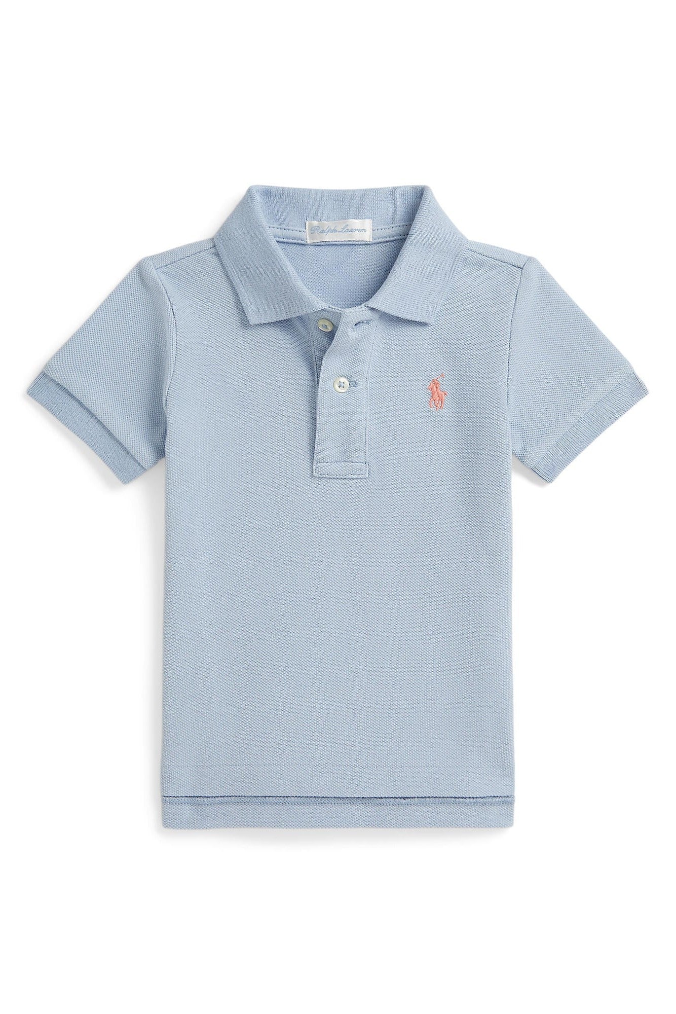 Polo Ralph Lauren Baby Mesh Estate Blue Polo Shirt