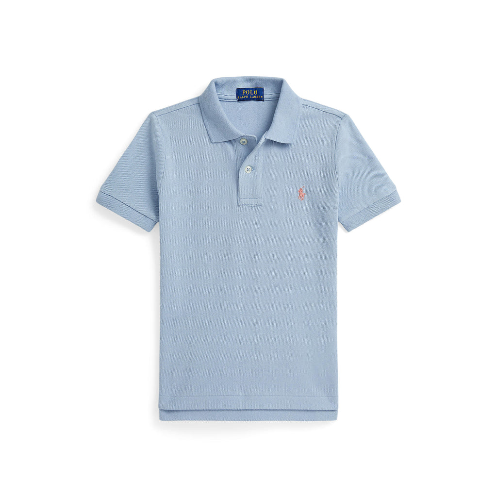 Polo Ralph Lauren Little Boys Mesh Estate Blue Polo Shirt