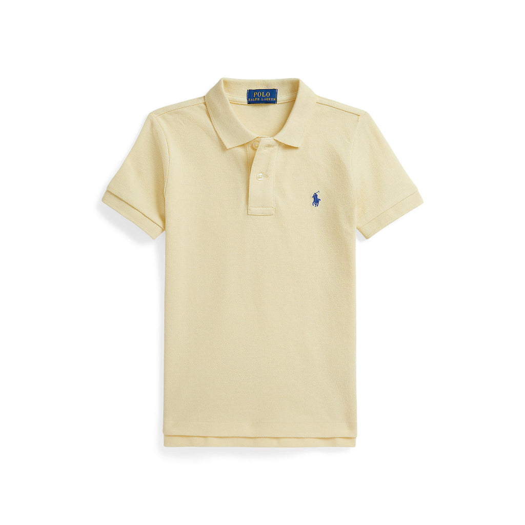 Polo Ralph Lauren Boys Mesh Yellow Polo Shirt