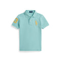 Polo Ralph Lauren Little Boys Large Pony Mesh Teal Polo Shirt