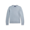 Polo Ralph Lauren Boys Fine Cotton Pale Blue Crewneck Sweater