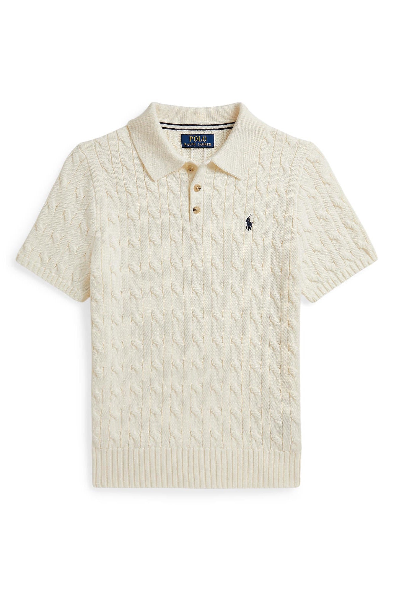 Polo Ralph Lauren Boys Cable Knit Cotton Polo