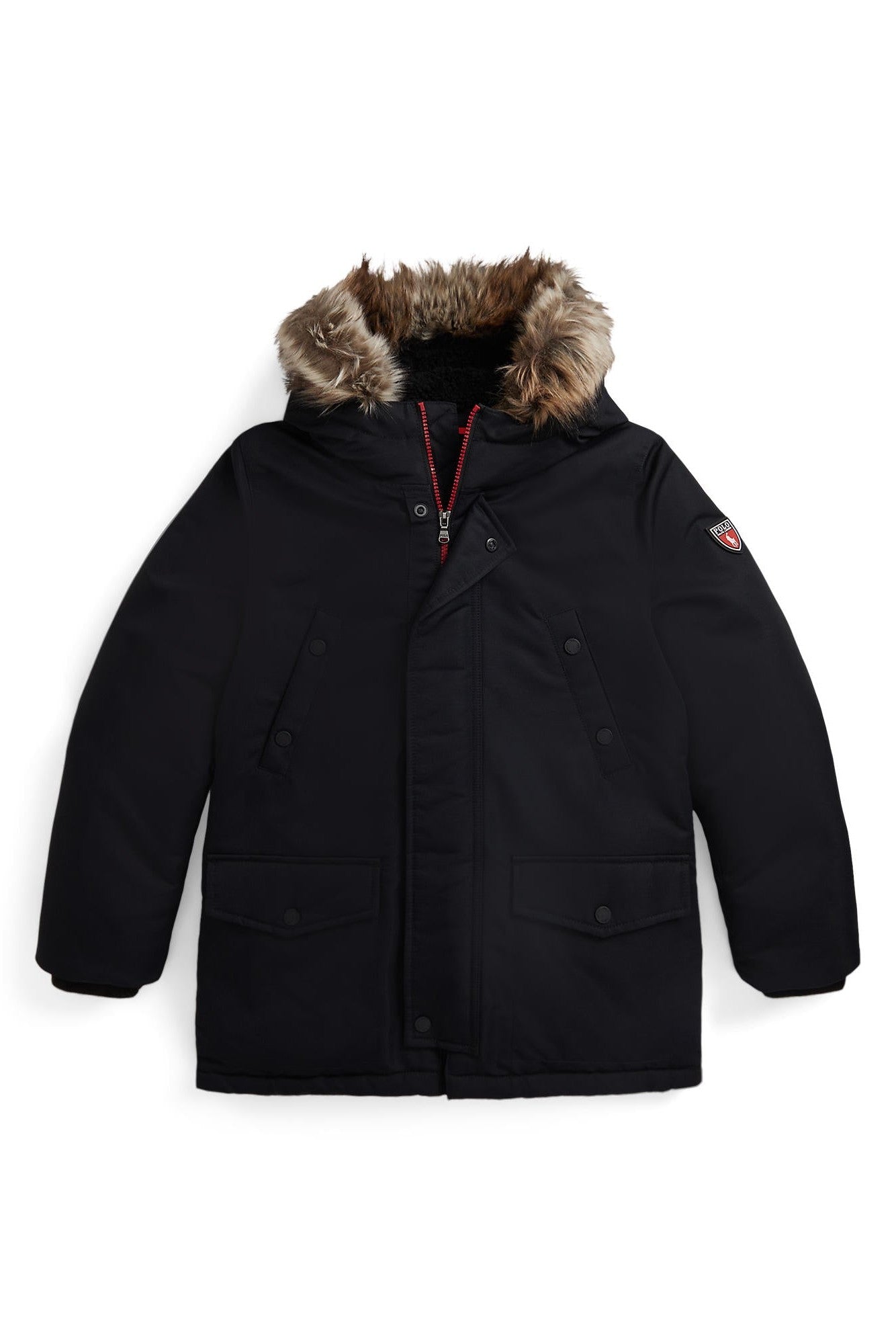 Ralph Lauren Faux-Fur-Trim Down Parka