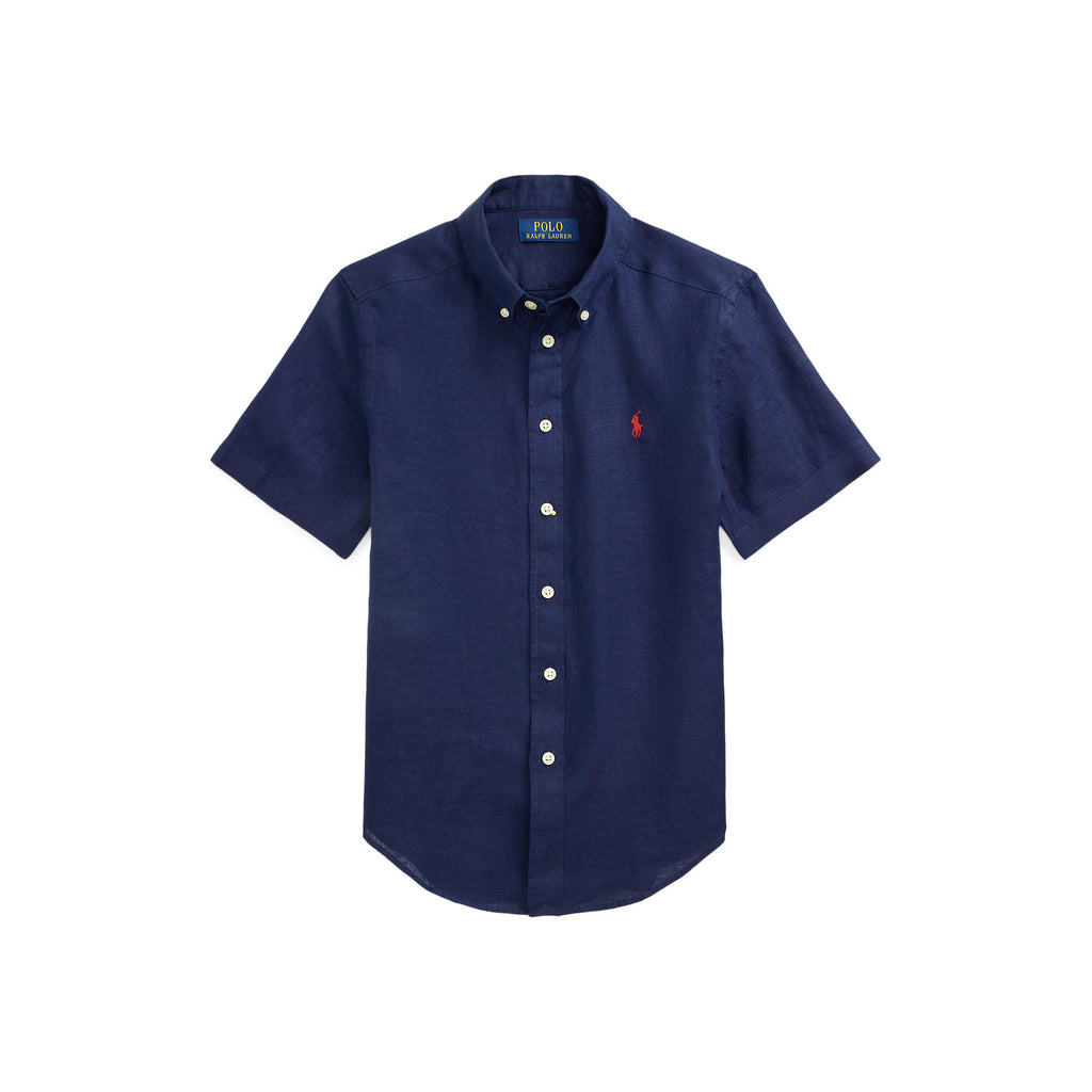 Polo Ralph Lauren Boys Short Sleeve Linen Shirt