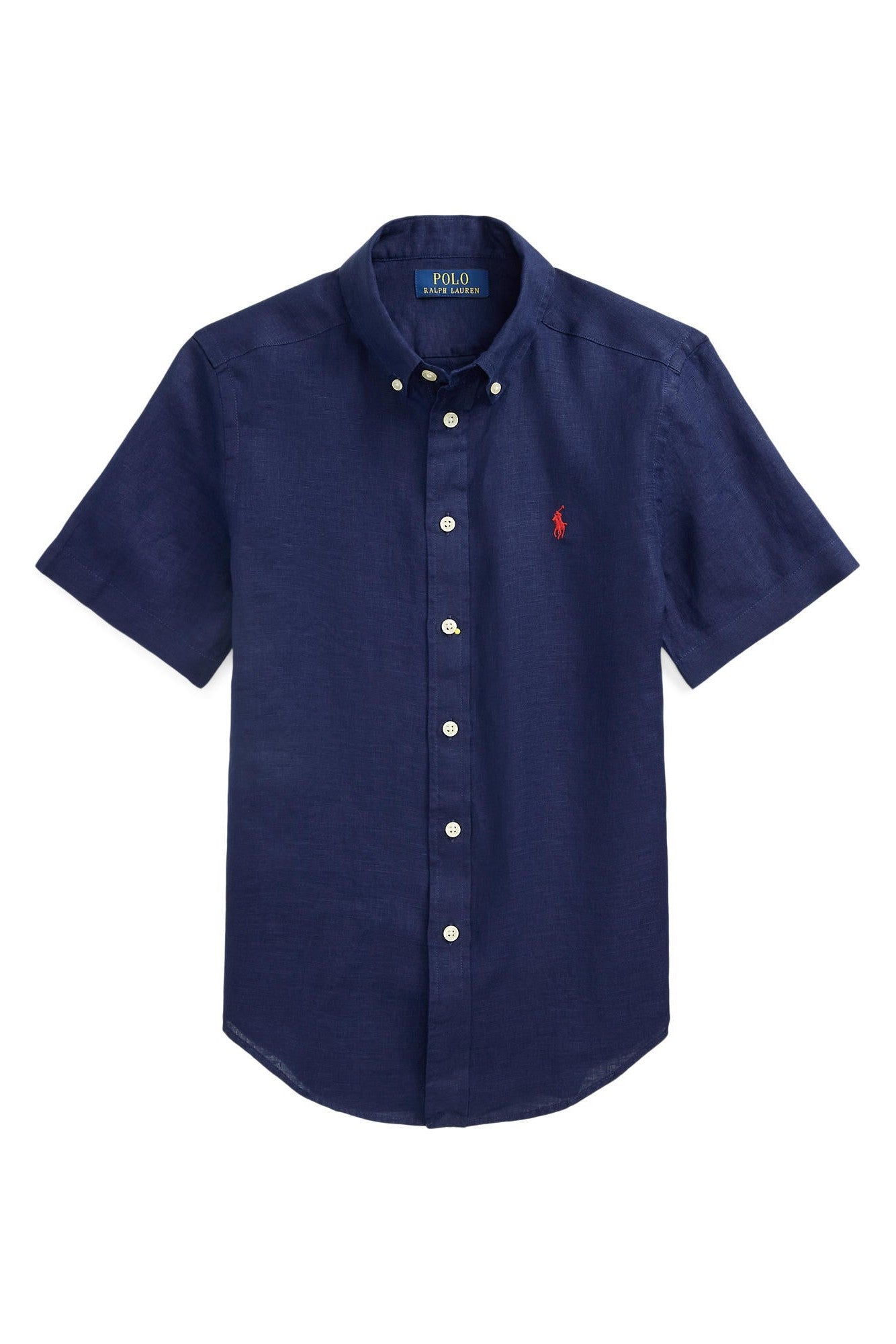 Polo Ralph Lauren Boys Short Sleeve Linen Shirt