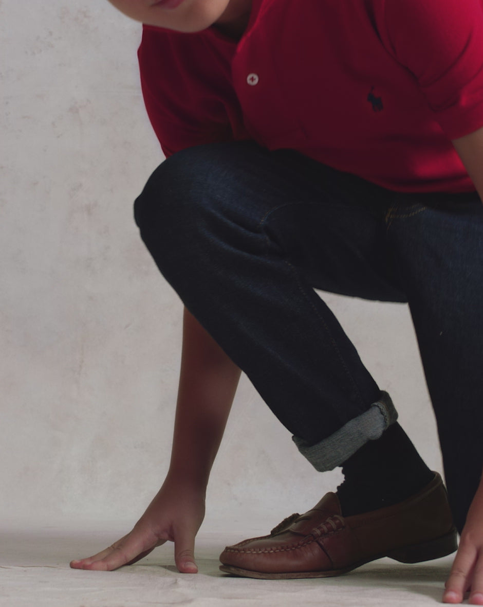 Polo Ralph Lauren Boys Mesh Red Polo Shirt