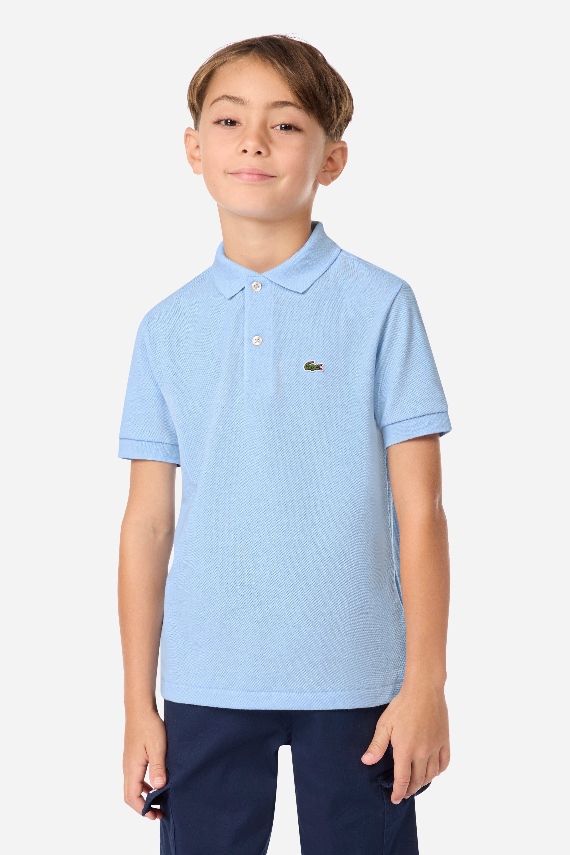 Lacoste Boys Classic Pale Blue Polo