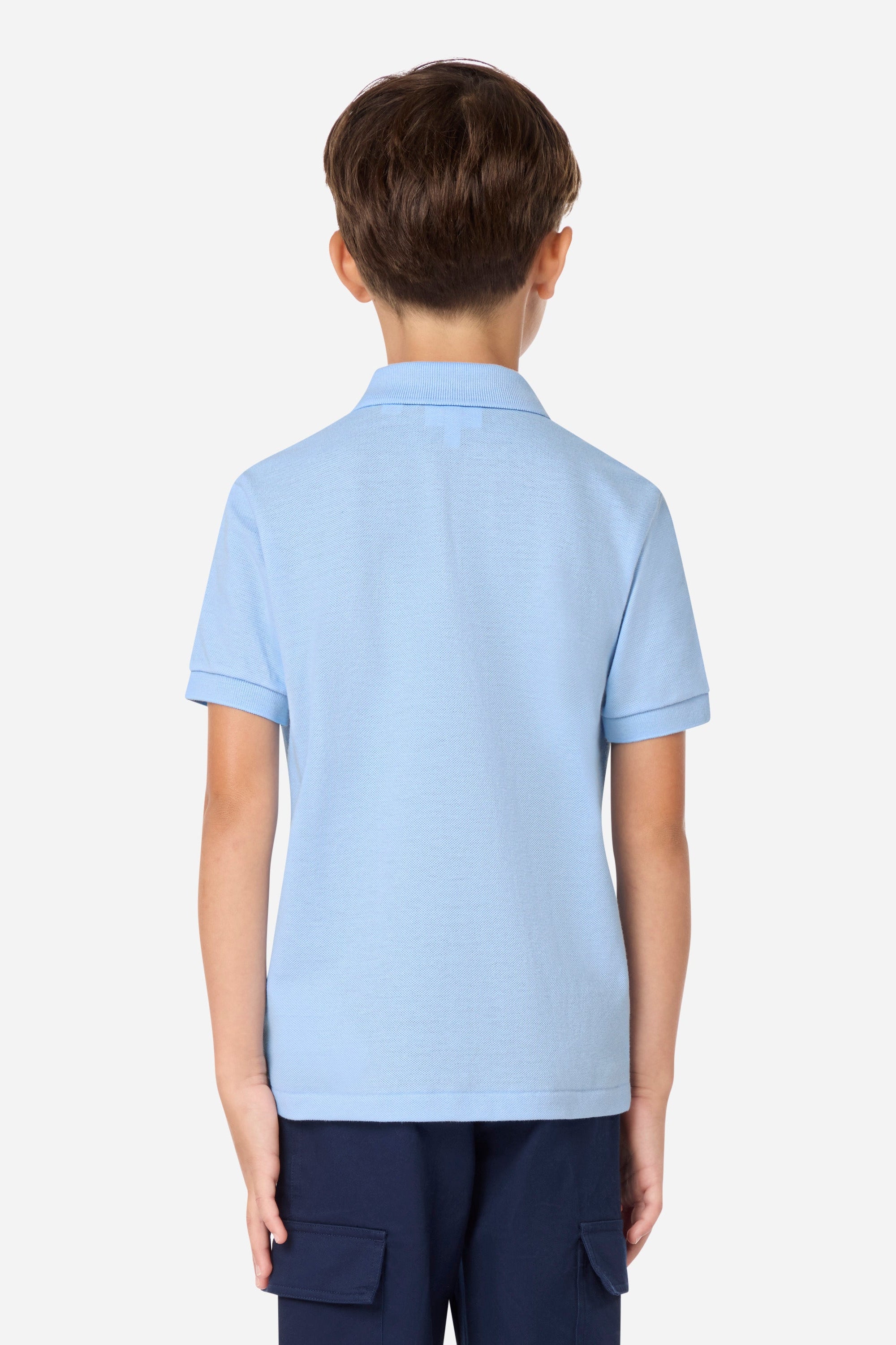 Lacoste Boys Classic Pale Blue Polo