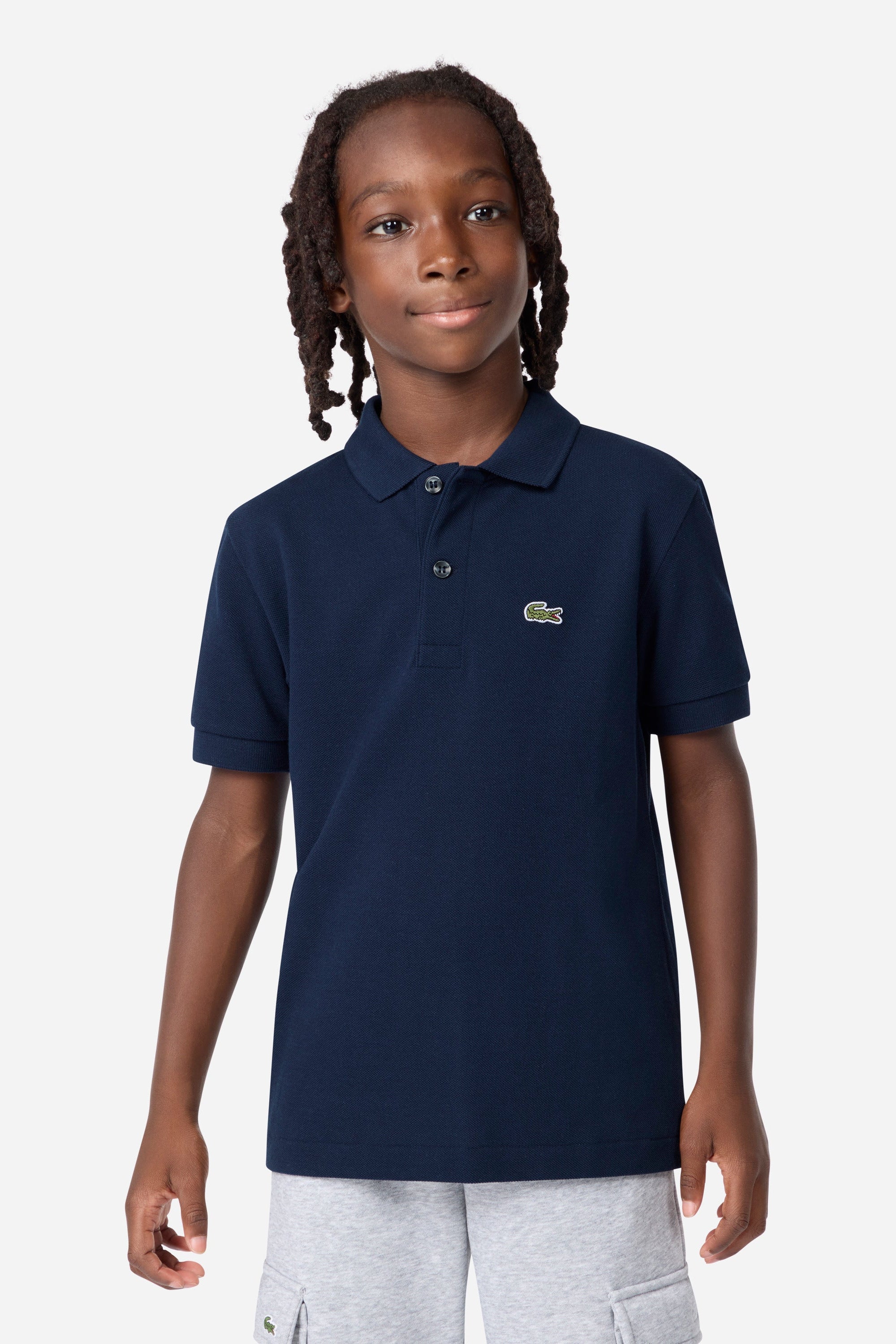 Lacoste Boys Classic Navy Polo