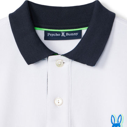 Psycho Bunny Kids Sanderson Pique Polo