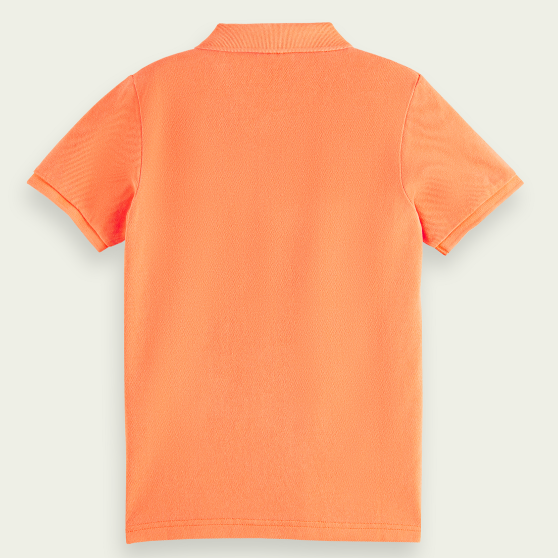 Scotch & Soda Boys Short Sleeve Pique Polo_ Peach 170570