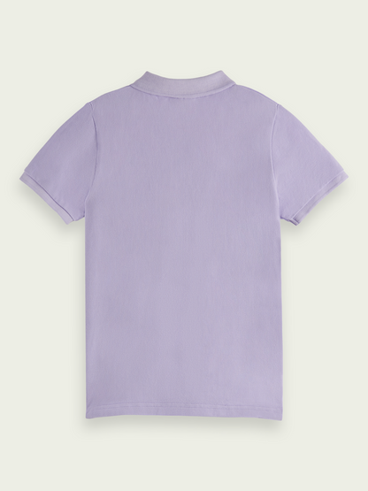 Scotch & Soda Boys Short Sleeve Pique Polo _Lilac 170570