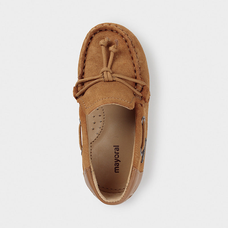 Mayoral Baby Leather Moccasins - Camel-Mayoral-NorthBoys