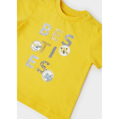 Mayoral Baby T-Shirt w/Besties Print _White 1011-21