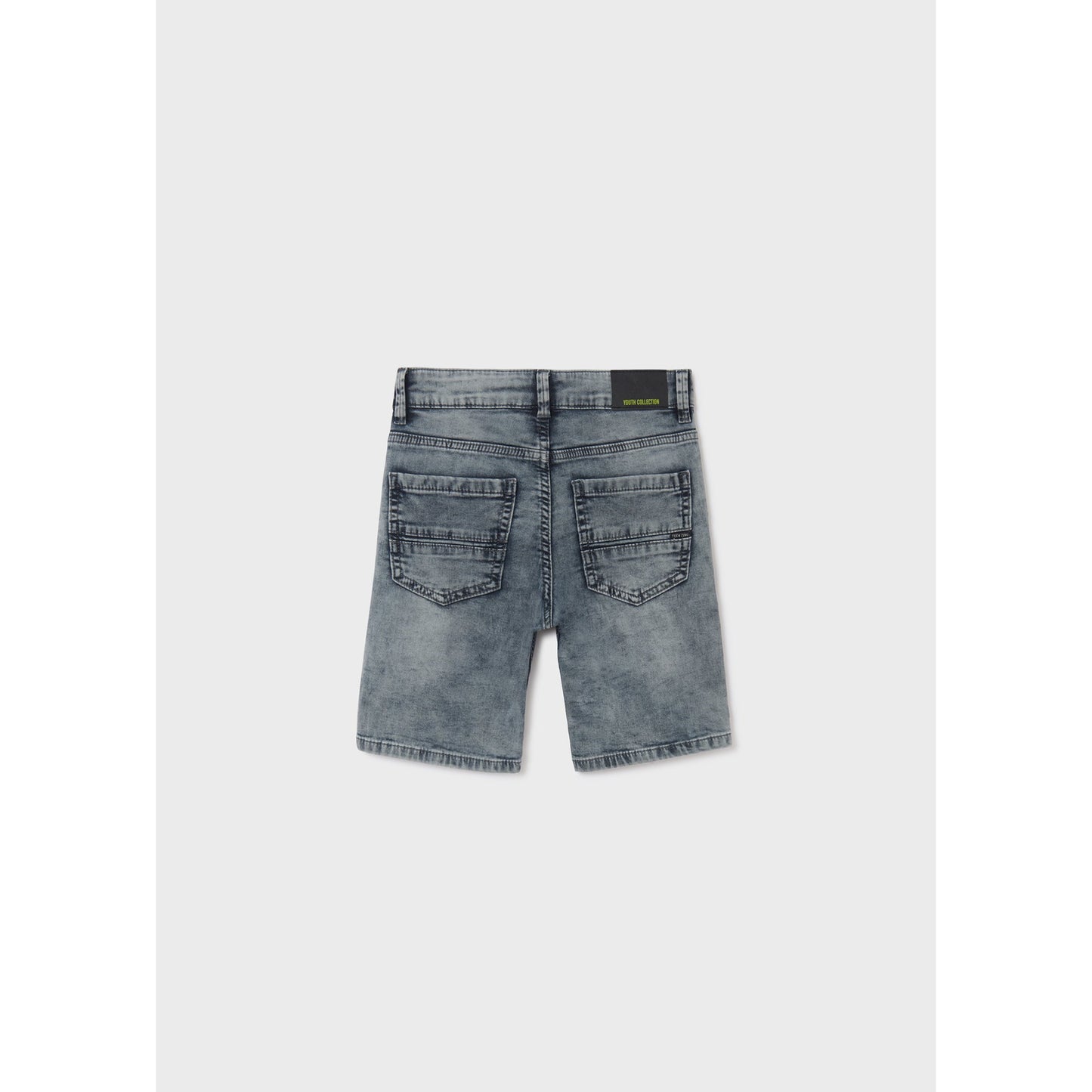 Nukutavake Bermuda Soft Denim Shorts _Grey 6214-70