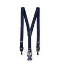 A.X.N.Y Boys Solid Navy Suspenders SUSP1265 - NorthBoys
