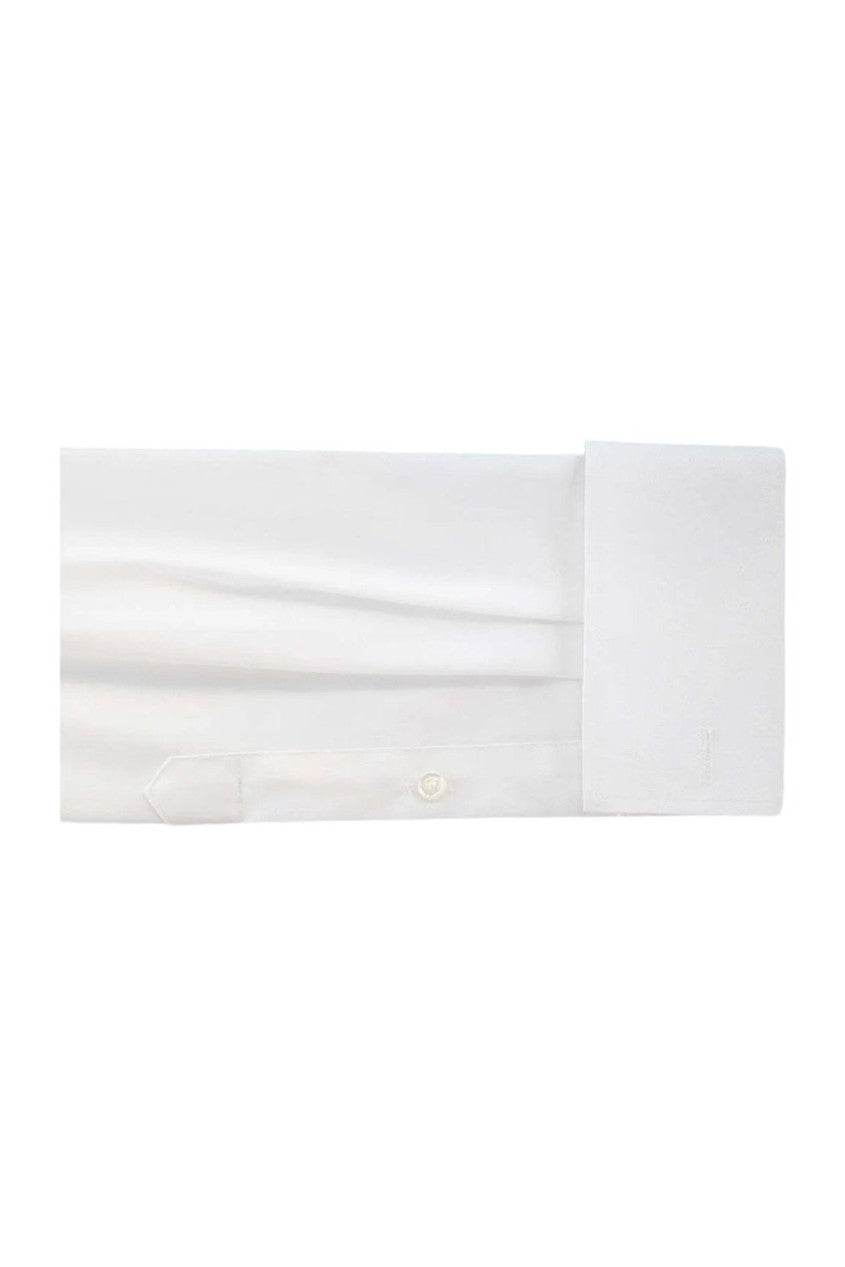 Adonis Boys French Cuff Non - Iron Slim Fit Cotton Pinpoint Dress Shirt_ BCFTS 14 - NorthBoys
