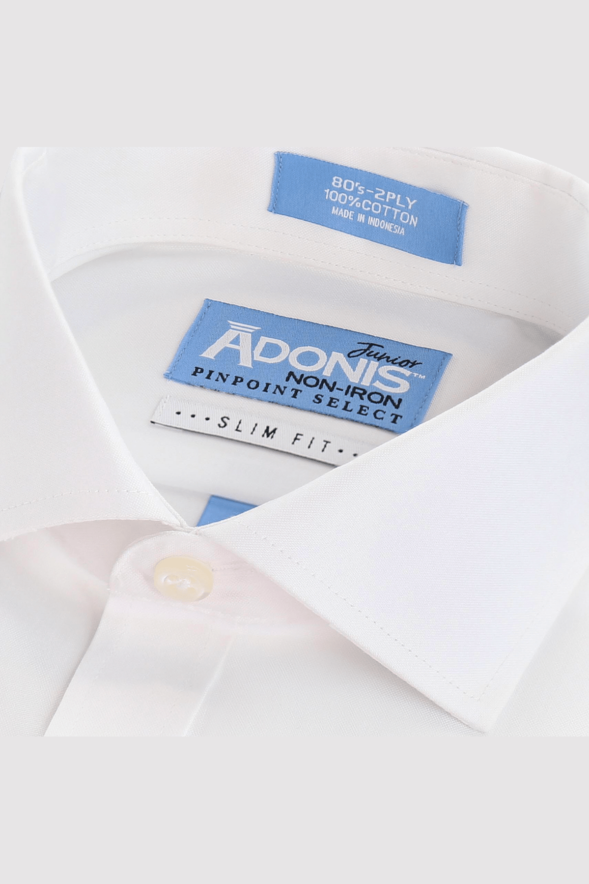 Adonis Boys French Cuff Non - Iron Slim Fit Cotton Pinpoint Dress Shirt_ BCFTS 14 - NorthBoys