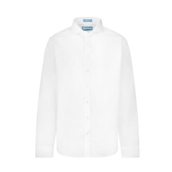 Adonis Boys French Cuff Non - Iron Slim Fit Cotton Pinpoint Dress Shirt_ BCFTS 14 - NorthBoys