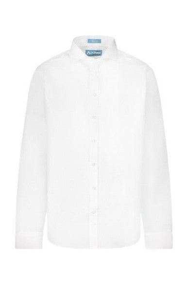 Adonis Boys French Cuff Non - Iron Slim Fit Cotton Pinpoint Dress Shirt_ BCFTS 14 - NorthBoys