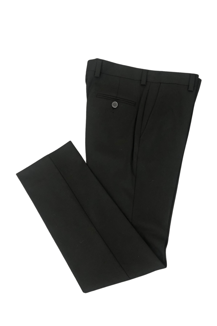 Andrew Marc Boys Husky Black Stretch Suit Separate Pants_3WH001-NorthBoys