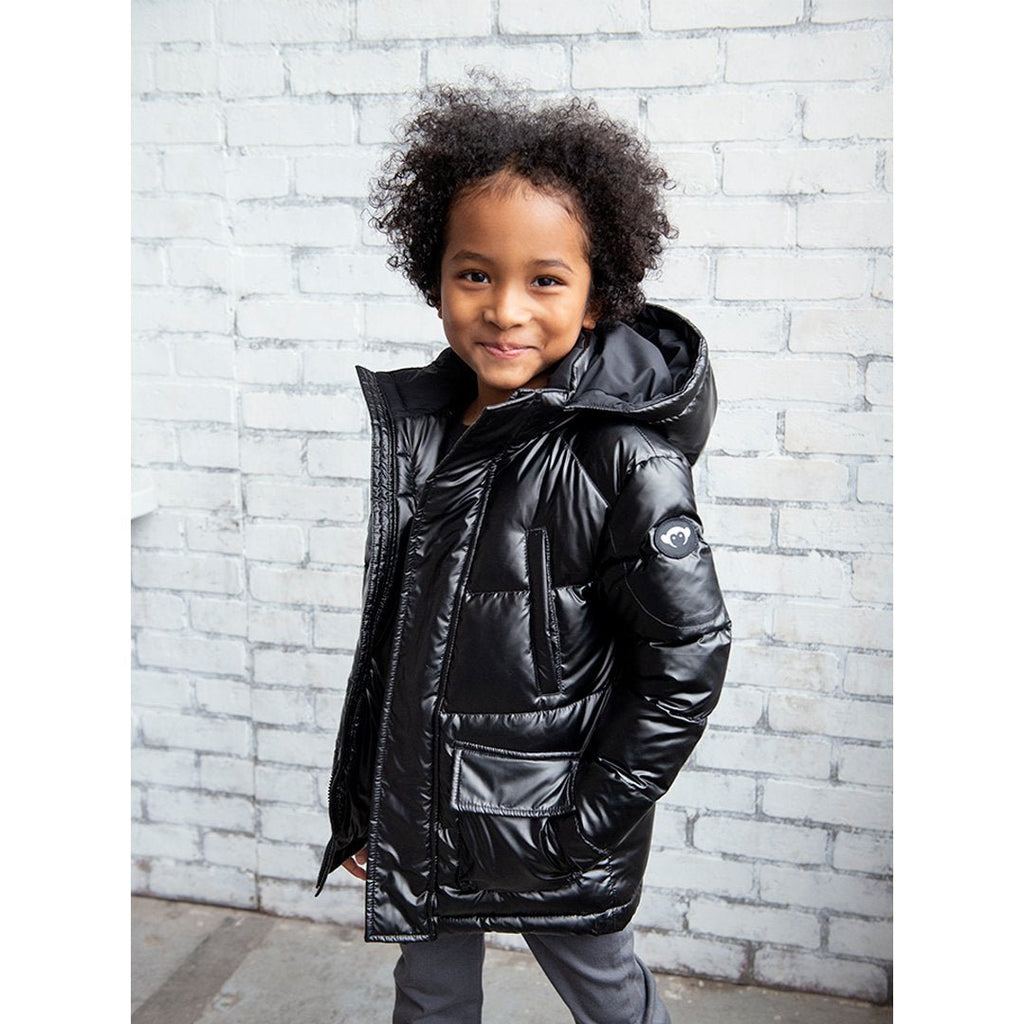 Appaman Black Steel Summit Puffer Jacket P1019 - NorthBoys