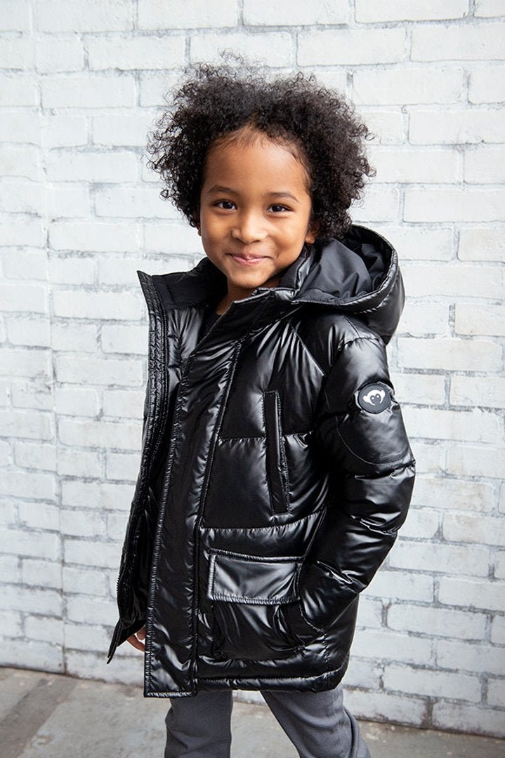 Appaman Black Steel Summit Puffer Jacket P1019 - NorthBoys