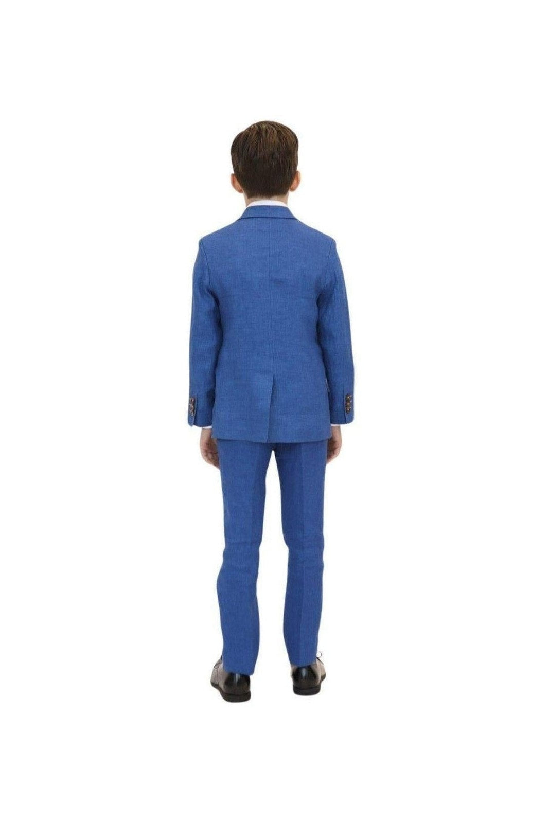 Appaman Boys 2pc Stretch Mod Riviera Blue Linen Suit-NorthBoys