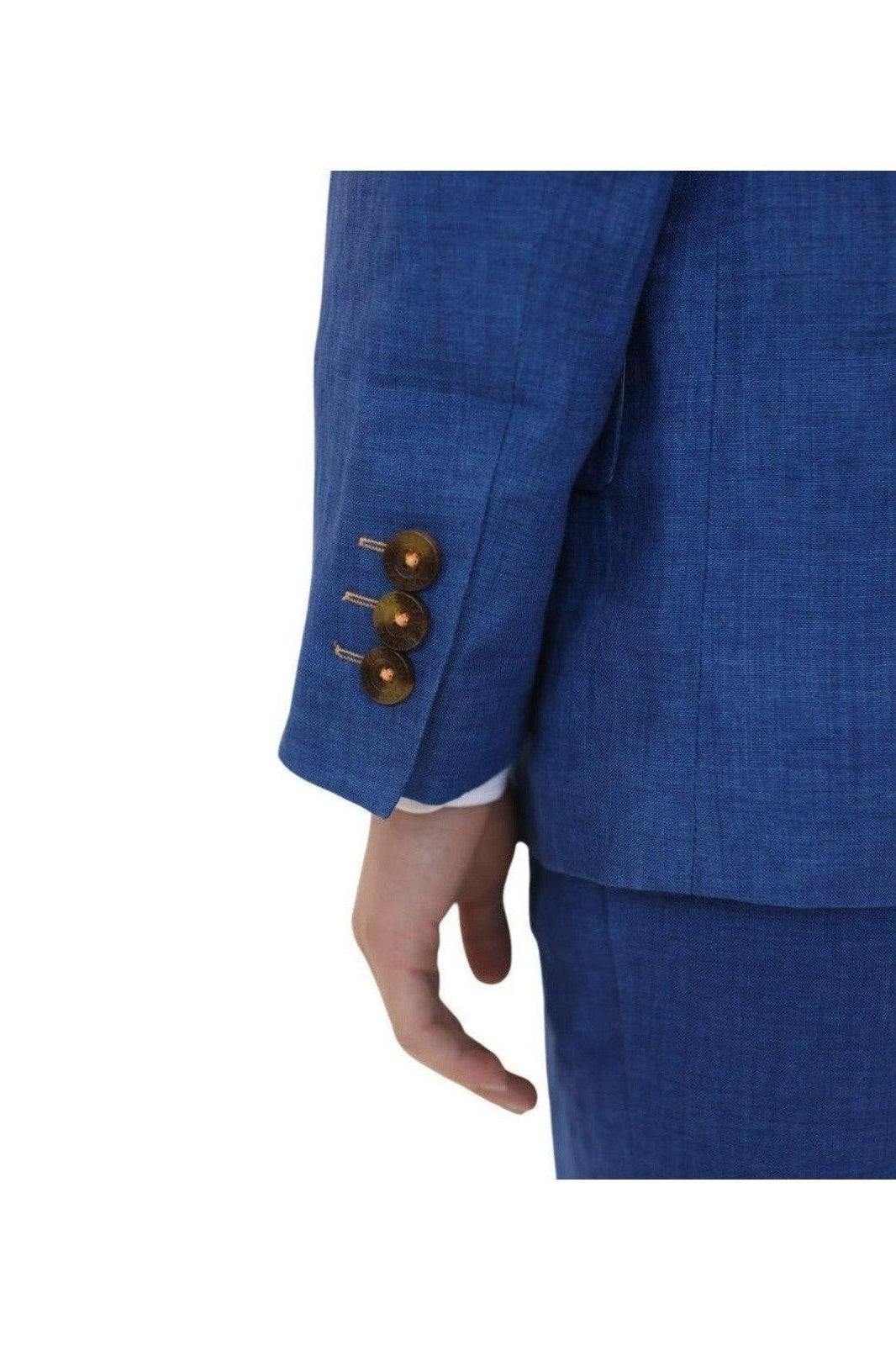 Appaman Boys 2pc Stretch Mod Riviera Blue Linen Suit-NorthBoys