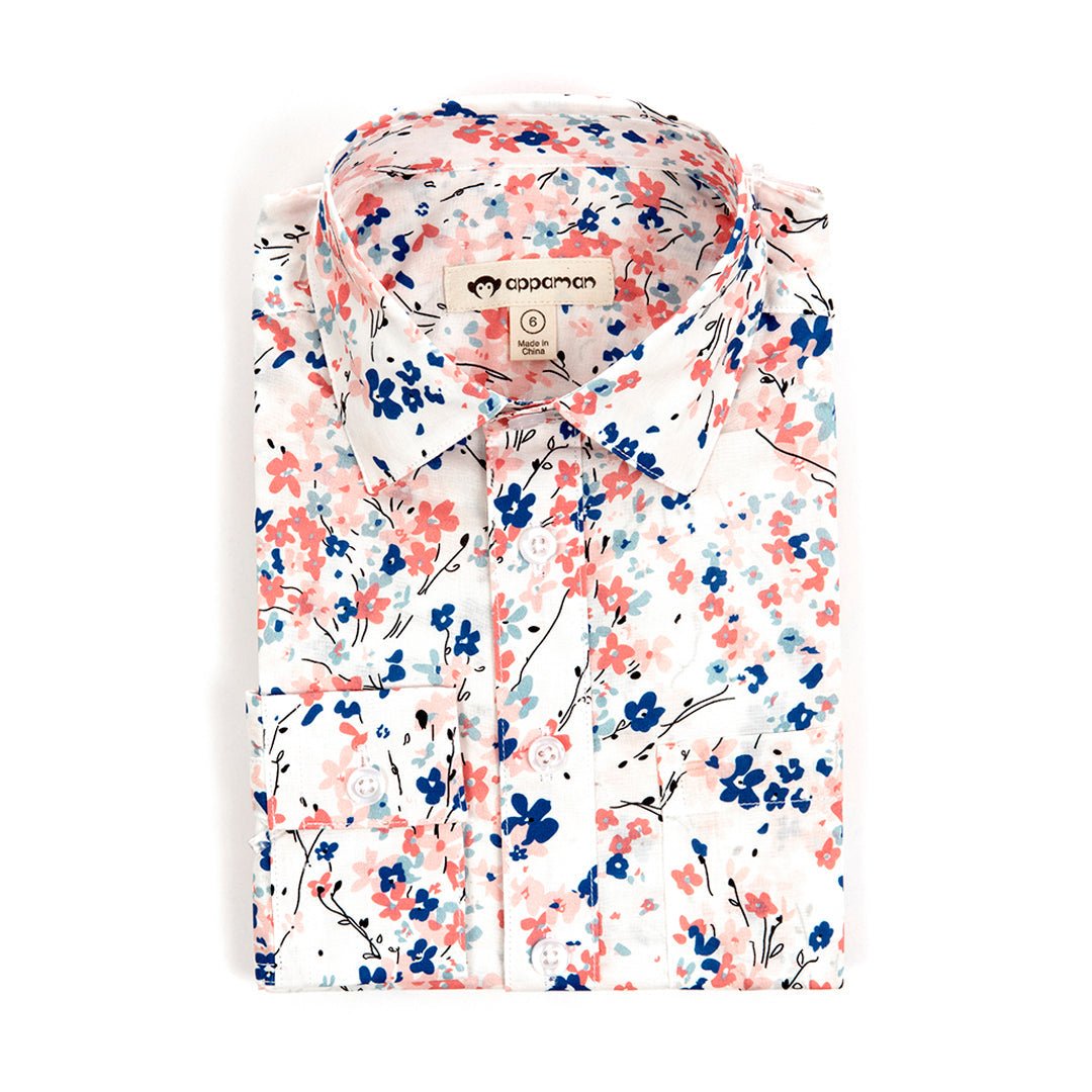 Appaman Boys Dress Shirt_Z8STA - P1486 Spring Bouquet - NorthBoys
