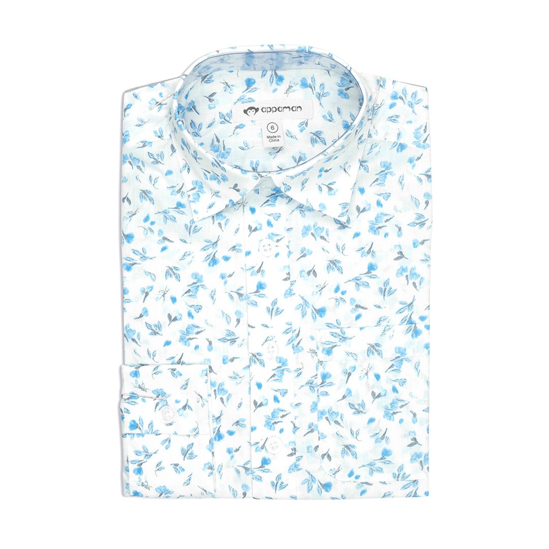 Appaman Boys Dress Shirt_Z8STA - P1488 Summer Blues - NorthBoys