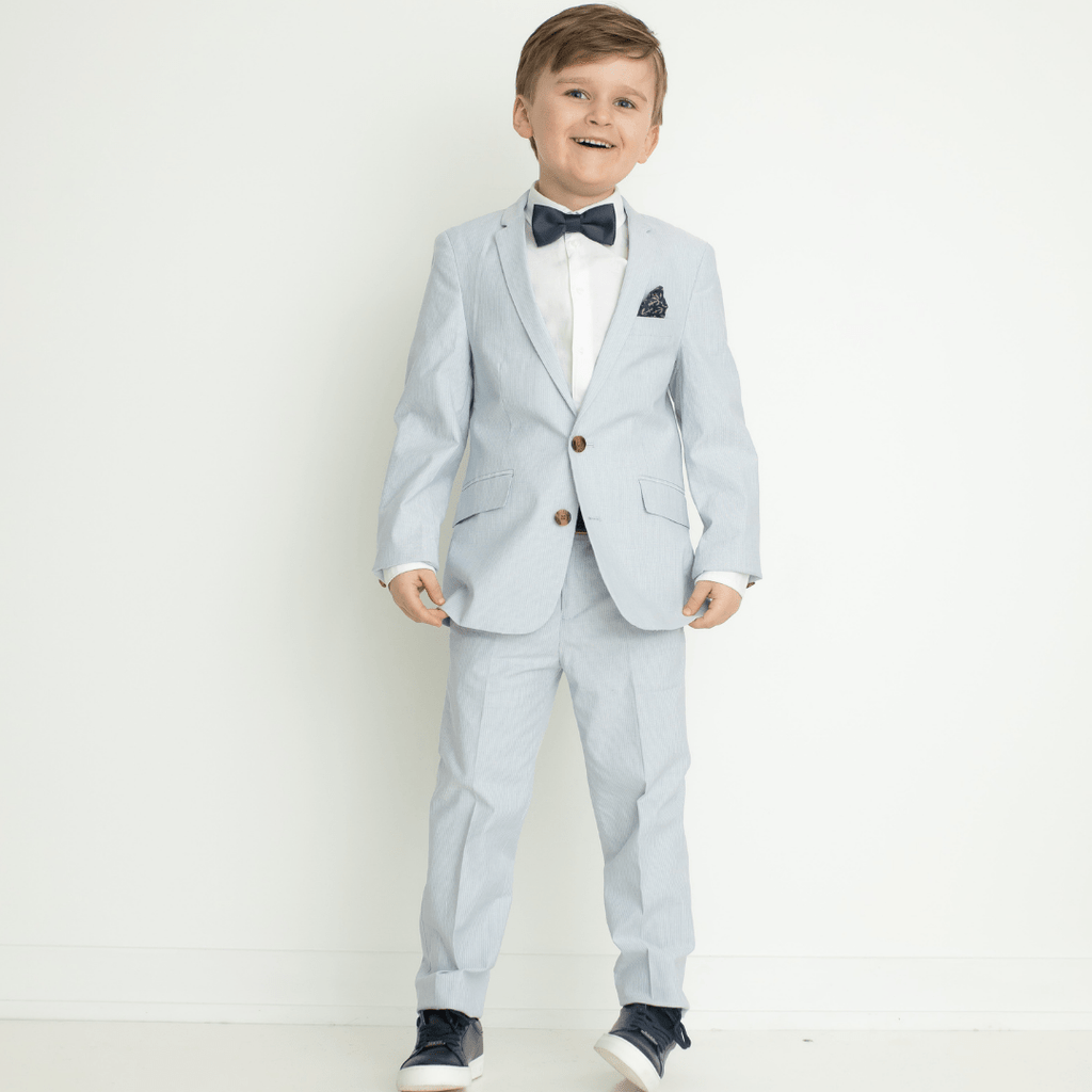Appaman Boys Sky Blue Stripe Slim Mod Suit V8SU10-NorthBoys