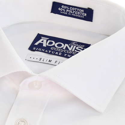Adonis Boys French Cuff Easy Care Slim Fit Twill Dress Shirt_ BPFTS-214