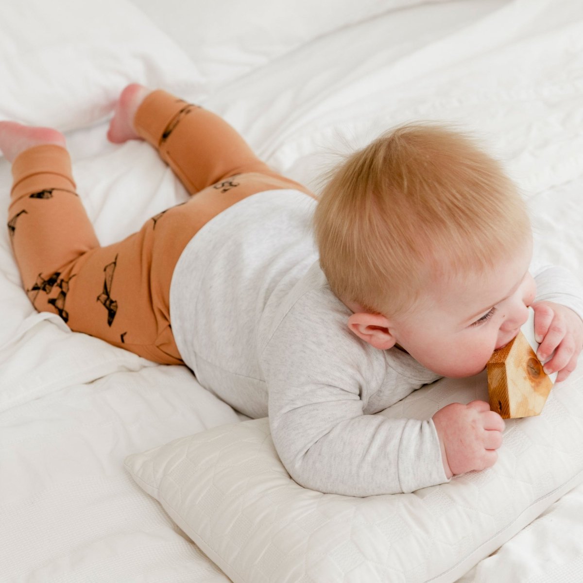 Deux Par Deux Baby Organic Cotton Top & Pant Set _Cream E20C11 - 193 - NorthBoys