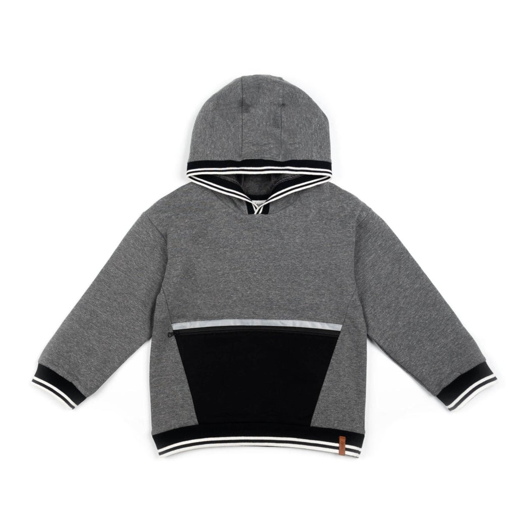 Deux Par Deux Fleece Hoodie _Grey E20U35 - 196 - NorthBoys