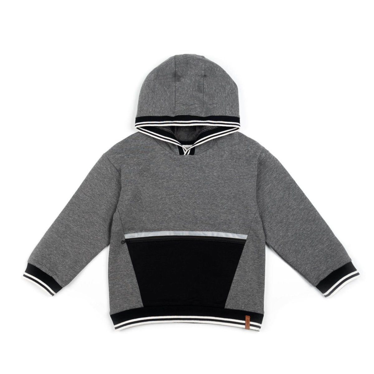 Deux Par Deux Fleece Hoodie _Grey E20U35 - 196 - NorthBoys