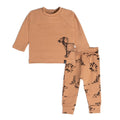 Deux Par Deux Organic Cotton Top & Pant Set _Orange E20C10 - 164 - NorthBoys