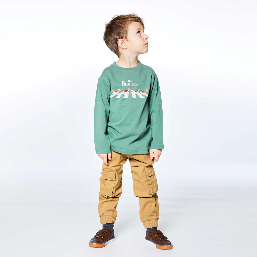 Deux Par Deux "The Beagles" Shirt _Green E20S70 - 330B - NorthBoys