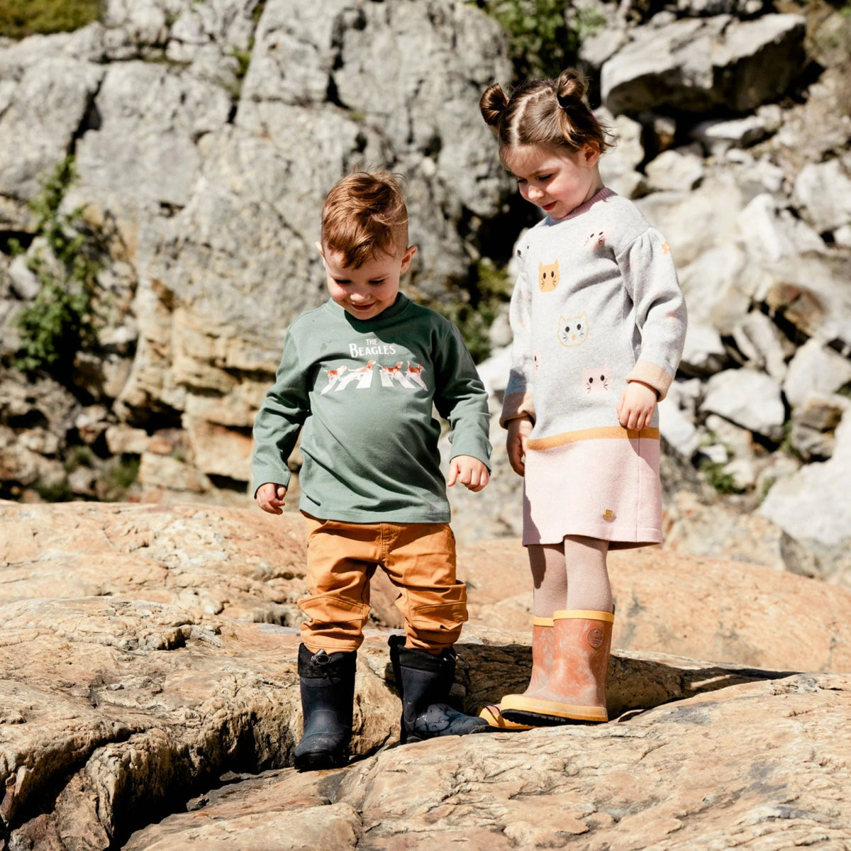 Deux Par Deux "The Beagles" Shirt _Green E20S70 - 330B - NorthBoys